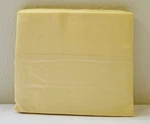Martha Stewart Twin Flat Sateen Sheet Yellow 100% Cotton 400TC Embroidered New. Fixed Price $26.99.