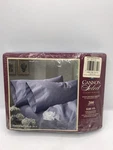 Cannon Select Twin Fitted Sheet Blue Luxury Percale Cotton Blend Nos. Fixed Price $14.99.