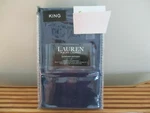Bnip Lauren Ralph Dunham Sateen Cotton King Pillow Cases, 2PK. Fixed Price $29.99.