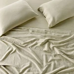 California King 100% Linen Sheet Set Light Olive Green - Casaluna. Fixed Price $70.99.
