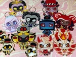 Made To Order - Hazbin Hotel Flats Set 02. Fixed Price $22.00.