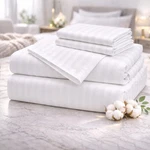 Casa Esencia 100% Egyptian Cotton Sheets Queen Size 1000 Thread Count White St. Fixed Price $233.43.