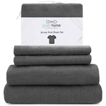 Posh Home Jersey Knit Set 4-PIECE Bed T-shirt Breathable. Fixed Price $71.11.
