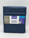 Better Homes And Gardens Luxury Microfiber Bed Sheet Set Washed Twin. G9. Fixed Price $39.99.