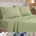 Thick And Natural 100% Cotton Bed Sheets King Size Set - 1000 Thread Count Sa.... Fixed Price $216.34.