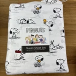 Snoopy Queen Size Sheet Set By Berkshire New. Fixed Price $32.50.
