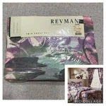 Vintage 1989 Revman Twin Sheet Set 3 Pc Irregular Percale Reflections Modern Y2K. Fixed Price $38.00.