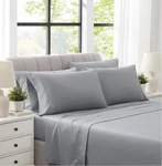 Hotel Signature Egyptian Cotton 400 Thread Count 6-PIECE Queen Sheet Set Gray. Fixed Price $49.95.