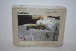 New Vintage Cannon Percale Twin Sheet Set - Flat, Fitted & Pillowcase Belle. Fixed Price $24.95.