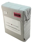 Tommy Hilfiger Queen Size Gray 4 Pc. 100% Cotton Performance Cooling Sheet Set. Fixed Price $79.99.