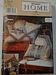 Simplicity 8787 Pillow Toss Throw Roll Barrel Sewing Pattern Botsford Cut. Fixed Price $16.99.