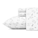 Eddie Bauer - 4PCS Queen Sheets, Cotton Percale Bedding Set, Crisp & Cool Hom.... Fixed Price $53.64.