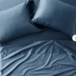 King 600 Thread Count Sateen Sheet Set Dark Mineral Blue - Casaluna. Fixed Price $102.99.