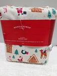 Wondershop Christmas Winter Scene Flannel 100% Cotton Queen Sheet Set. Fixed Price $24.95.
