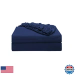 Shunjie.home 2-PACK Pure Cotton Fitted Sheet Queen Size 600 Thread Count 16. Fixed Price $82.96.