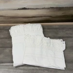 Pottery Barn Kids Loveshackfancy Eyelet Ruffle 2-PIECE Sheet Set Spots Twin Read. Fixed Price $49.95.