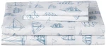 Nautica Whitewood Sail Blue Queen Bed Linen Set 100 Cotton Percale Sheets. Fixed Price $73.49.