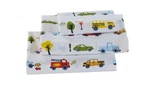Cars Fire Trucks School Buses Traffic Signs Trees Multicolor Fun Design For Kids. Fixed Price $35.94.