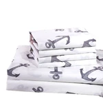 Virah Bella Weigh Anchor (white) 4-PIECE Sheet Set. Fixed Price $39.95.