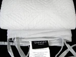 Tahari Home Set Of 2 Quilted 100% Cotton Standard Size Light Gray Pillow Shams. Fixed Price $16.89.
