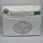 Chateau 4 Piece Polyester Lace King Sheet Set Ivory Easy Care Wrinkle Resistant. Fixed Price $99.67.