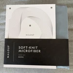 Malouf Double Brushed Soft Knit Microfiber Percale Sheet Set Queen Size Pacific. Fixed Price $35.99.