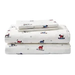 Eddie Bauer - King Sheet Set, Warm Breathable Cotton Flannel Bedding With Dee.... Fixed Price $97.08.