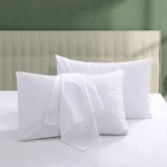 100% Egyptian Cotton Pillow Protectors Set Of 2, 600 Thread Count Standard Size. Fixed Price $25.99.