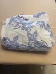 Tommy Hillfinger Queen Fitted Sheet Only Logo White Blue Hula Girl Hawaiian. Fixed Price $26.99.