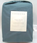 Casaluna Supima Percale Sheet Set Full Size Teal Green 250 Thread Count. Fixed Price $29.95.