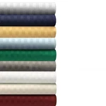 100%EGYPTIAN Cotton 1200 Count Strip Latest Select-flat/fitted/pillow Case/sheet. Fixed Price $99.17.