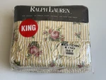 New! Ralph Lauren Sophie Western King Sheet Set Flat Fitted Brooke Collection. Fixed Price $285.00.