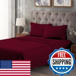 Superior Egyptian Cotton 300 Thread Count Bed Sheet Set 2 Elastic Deep Pocket. Fixed Price $107.81.