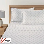 New Pure Earth 4 Piece Sheet Set King White Luna Foulard 300 Tc 7-18" Pocket. Fixed Price $30.00.