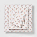 Threshold 400 Thread Count Cotton Sateen 4PC Sheet Set Wrinkle-resistant. Fixed Price $10.50.