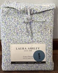 Laura Ashley Floral Cotton Percale Twin Xl Sheet Set Purple Lavender Green New. Fixed Price $55.00.
