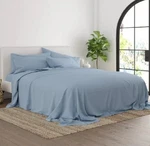 New Ienjoy Home Microfiber Queen Sheet Set 6 Piece Blue Ultra Soft. Fixed Price $22.49.