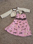 Hatley Toddler Horse Dress Set. Fixed Price $60.00.