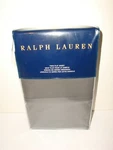 Ralph Lauren Rl 464 Solid Percale Twin Flat Sheet Modern Charcoal Cotton. Fixed Price $44.00.