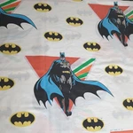 Vintage The Bibb Batman Twin Flat Sheet Dc Comics 1989 Usa Bedding 80S Kids. Fixed Price $16.99.