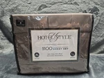 Hotel Style 1100 Thread Count Full Sheet Set Brown Color Cotton Blend. Fixed Price $35.00.
