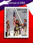 World Trade Center Vintage 9/11 Heroes 2001 Stamp Set Wtc Issue Sheet Coa. Fixed Price $74.99.