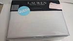 New 4 Pc Lauren Ralph Sloane Queen Sheet Set Grey Gray $170 Nip. Fixed Price $89.00.