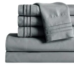 Queen Set - Luxury Hotel 1800 Premier Bedding Sheets & Pillowcases Ultra So.... Fixed Price $47.87.