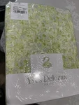 Yves Delorme France Nwt King Fitted Sheet 100% Percale Pollen Deep Print 18. Fixed Price $199.00.