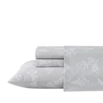 Stone Cottage - Sheets, Cotton Percale Bedding Set, Crisp Twin, Foliage. Fixed Price $40.18.