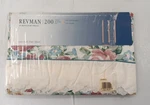 Vintage Revman 200 Full Flat Sheet Sandringham Multi Colored Percale Usa. Fixed Price $35.00.