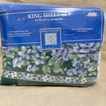 Vintage 90S Floral King Sheet Set Nos Cottagecore Westpoint Stevens Usa. Fixed Price $53.99.