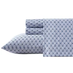 Laura Ashley Home Queen Sheet Set, Soft Sateen Cotton Bedding - Sleek, Sm.... Fixed Price $76.06.