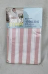 Martha Stewart Everyday Two Standard Pillowcases 180 Thread Count Blend Stripe. Fixed Price $18.00.